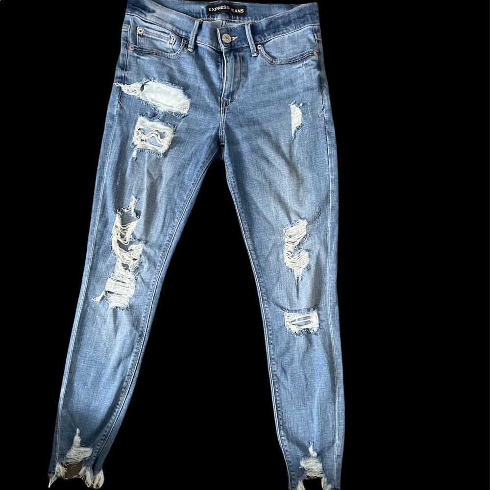 Express ankle jeans. Size 4